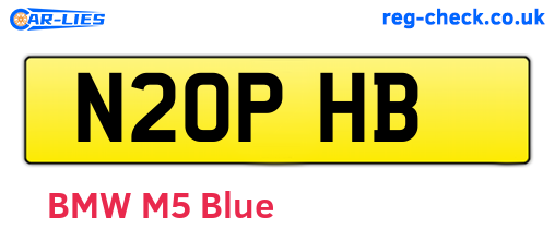 N20PHB are the vehicle registration plates.