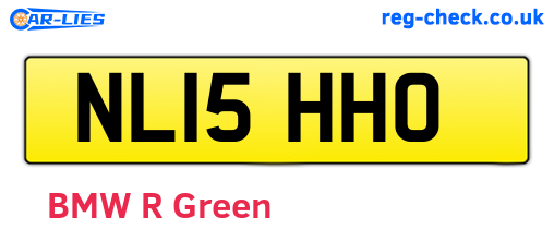 NL15HHO are the vehicle registration plates.