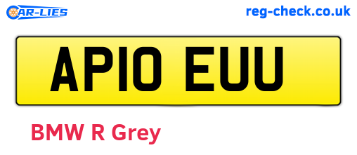 AP10EUU are the vehicle registration plates.