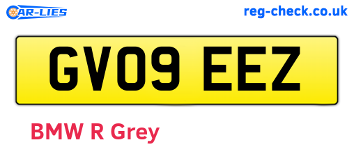 GV09EEZ are the vehicle registration plates.