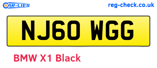 NJ60WGG are the vehicle registration plates.