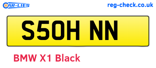 S50HNN are the vehicle registration plates.