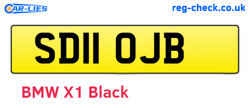 SD11OJB are the vehicle registration plates.