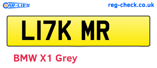 L17KMR are the vehicle registration plates.