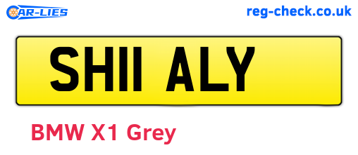 SH11ALY are the vehicle registration plates.