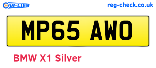 MP65AWO are the vehicle registration plates.