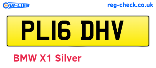 PL16DHV are the vehicle registration plates.
