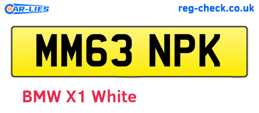 MM63NPK are the vehicle registration plates.