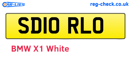 SD10RLO are the vehicle registration plates.