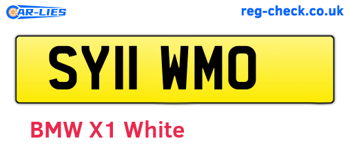 SY11WMO are the vehicle registration plates.