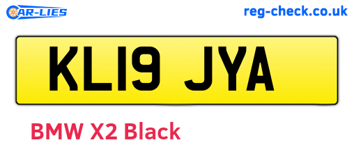 KL19JYA are the vehicle registration plates.