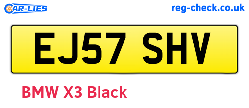 EJ57SHV are the vehicle registration plates.
