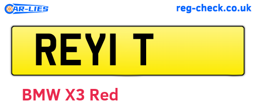 REY1T are the vehicle registration plates.