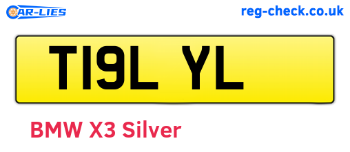 T19LYL are the vehicle registration plates.