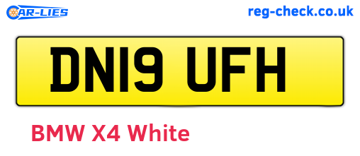 DN19UFH are the vehicle registration plates.