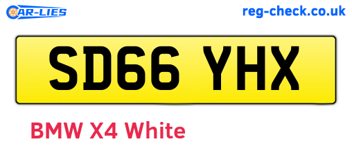 SD66YHX are the vehicle registration plates.