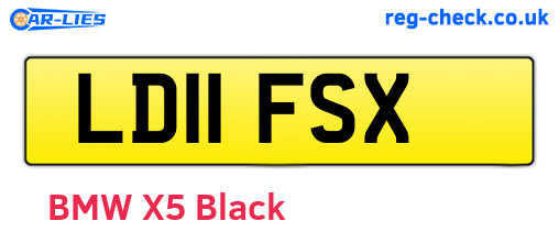 LD11FSX are the vehicle registration plates.