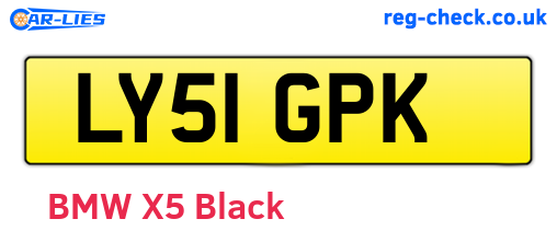 LY51GPK are the vehicle registration plates.