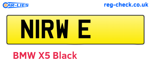 N1RWE are the vehicle registration plates.