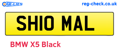 SH10MAL are the vehicle registration plates.