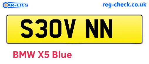S30VNN are the vehicle registration plates.