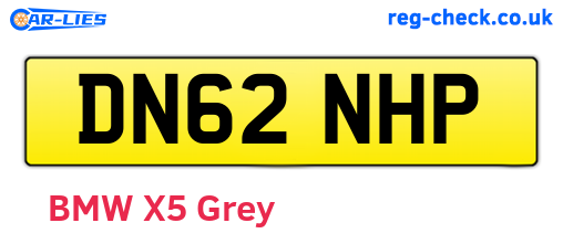 DN62NHP are the vehicle registration plates.