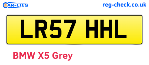 LR57HHL are the vehicle registration plates.