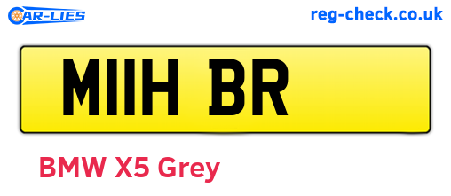 M11HBR are the vehicle registration plates.