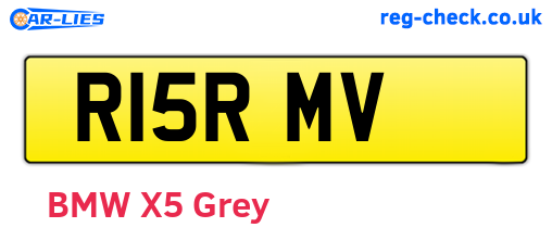 R15RMV are the vehicle registration plates.