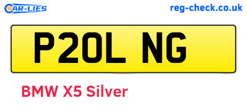 P20LNG are the vehicle registration plates.