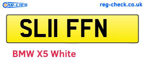 SL11FFN are the vehicle registration plates.