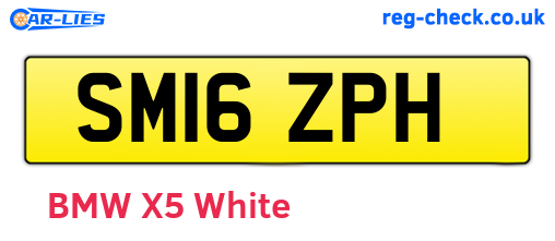 SM16ZPH are the vehicle registration plates.