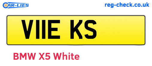 V11EKS are the vehicle registration plates.