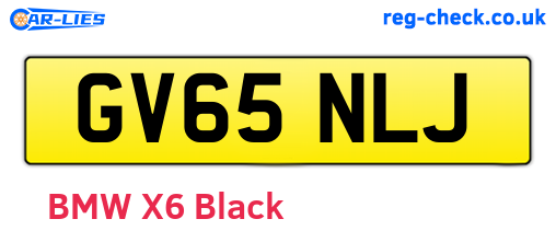 GV65NLJ are the vehicle registration plates.