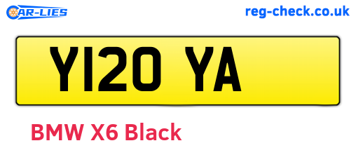 Y12OYA are the vehicle registration plates.