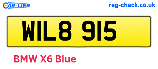 WIL8915 are the vehicle registration plates.