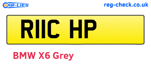 R11CHP are the vehicle registration plates.