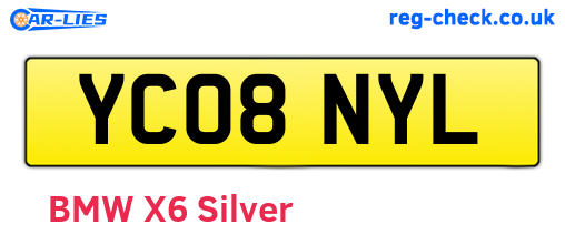 YC08NYL are the vehicle registration plates.