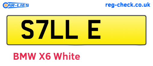 S7LLE are the vehicle registration plates.