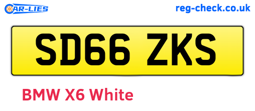 SD66ZKS are the vehicle registration plates.