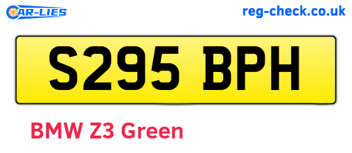 S295BPH are the vehicle registration plates.