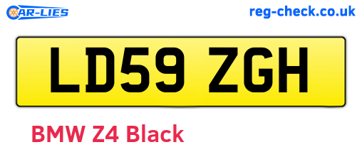 LD59ZGH are the vehicle registration plates.