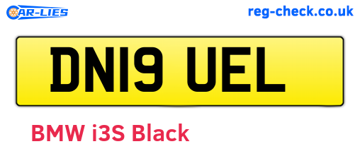DN19UEL are the vehicle registration plates.
