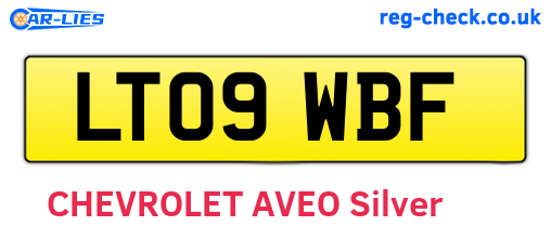 LT09WBF are the vehicle registration plates.