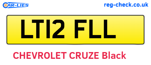 LT12FLL are the vehicle registration plates.