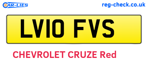 LV10FVS are the vehicle registration plates.
