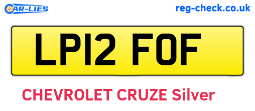 LP12FOF are the vehicle registration plates.