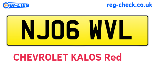 NJ06WVL are the vehicle registration plates.