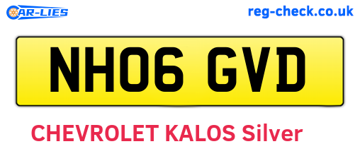 NH06GVD are the vehicle registration plates.