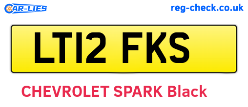 LT12FKS are the vehicle registration plates.